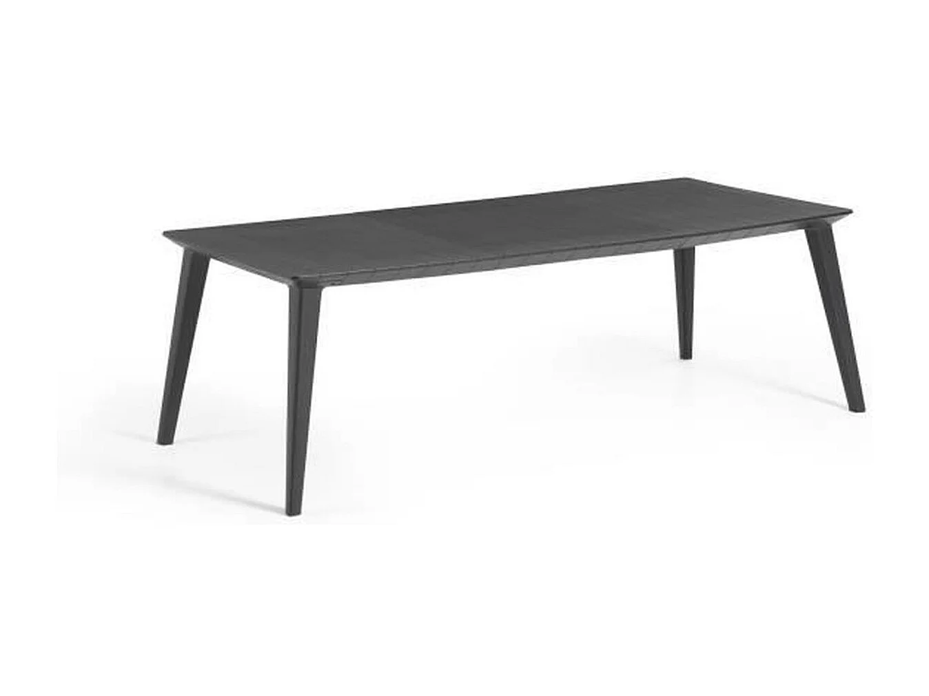 Table de jardin - rectangulaire - gris graphite - en résine - 8 a 10 personnes - Lima - Allibert by KETER