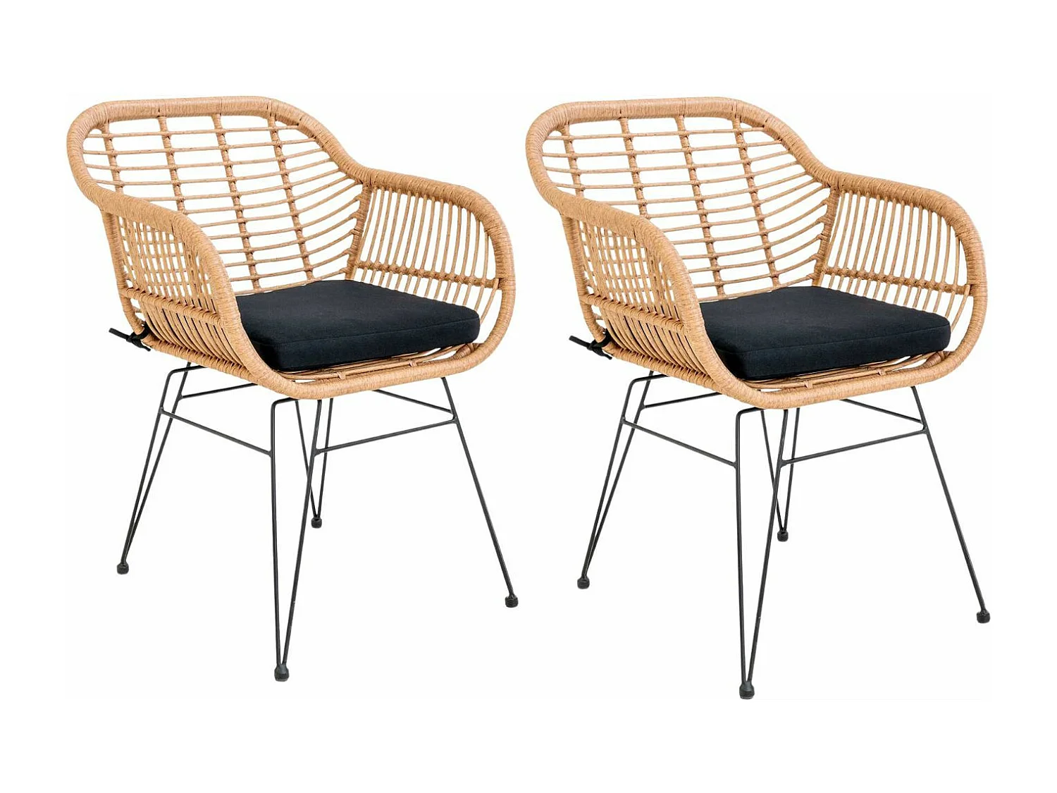 4 Fauteuils de jardin TRIESTE