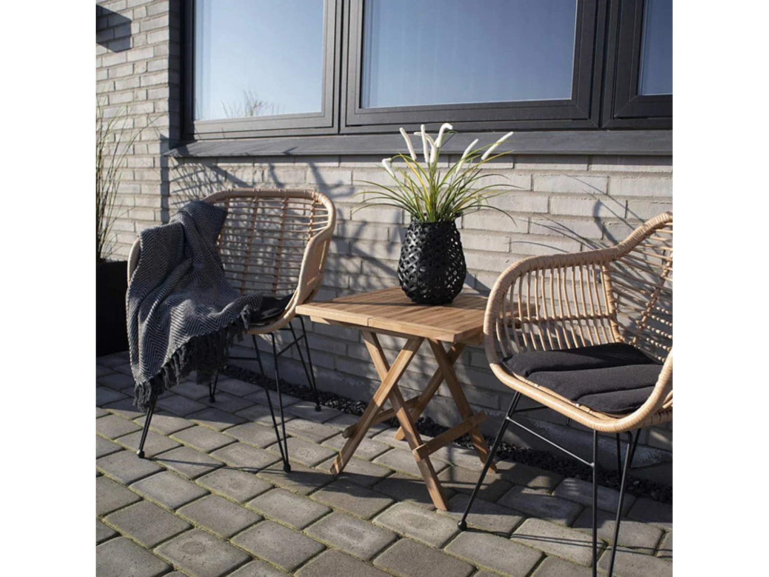 4 Fauteuils de jardin TRIESTE