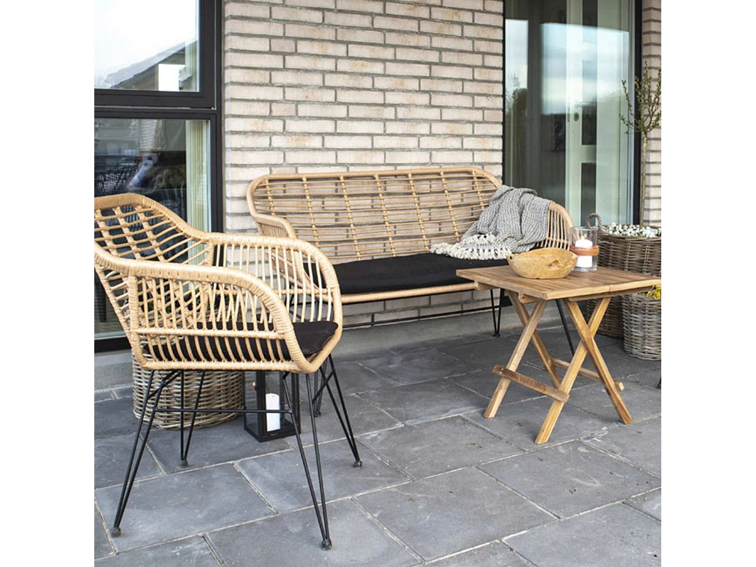 4 Fauteuils de jardin TRIESTE