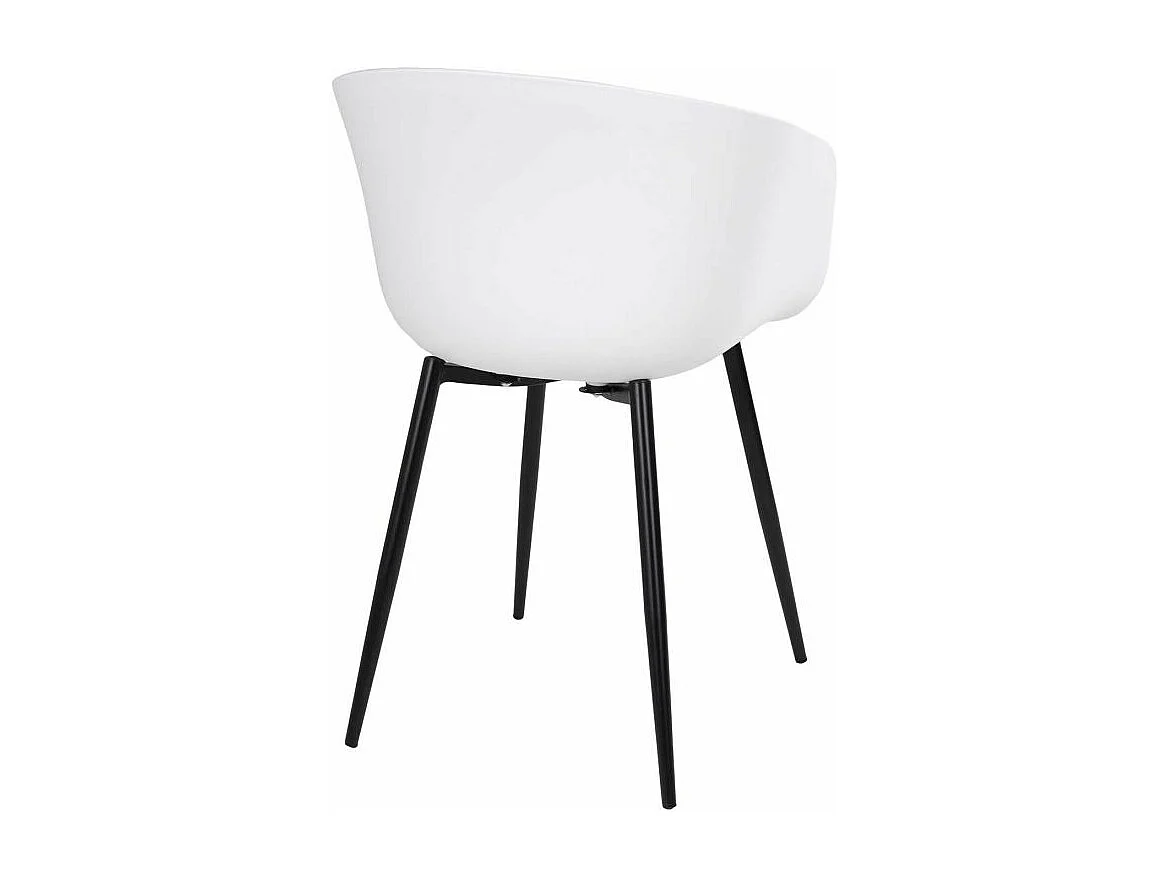 6 Fauteuils de jardin blanc RODA