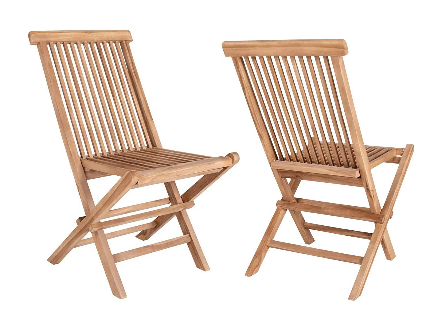 6 TOLEDO teakhouten tuinstoelen