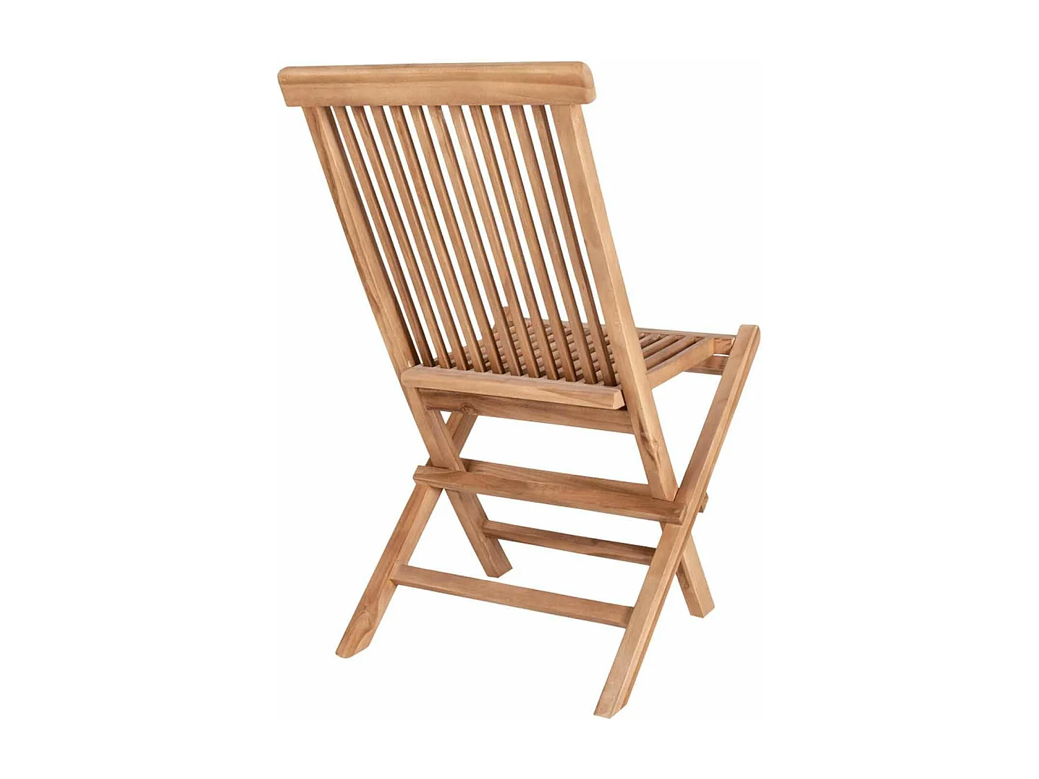 4 Chaises de jardin en teck TOLEDO