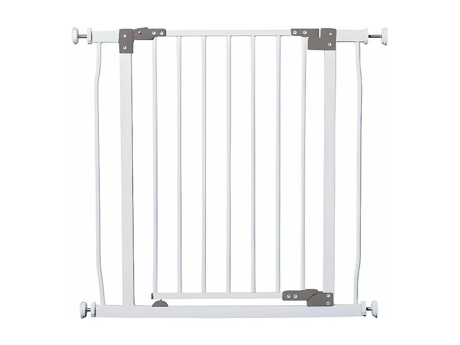 Barrière de sécurité Liberty - Fixation par pression - Ouverture à double sens - Pour espace de 75 à 81 cm - Blanc