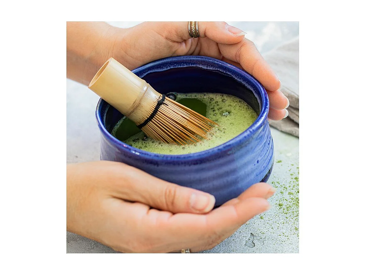 Ciotola per la cerimonia del tè Matcha Blu