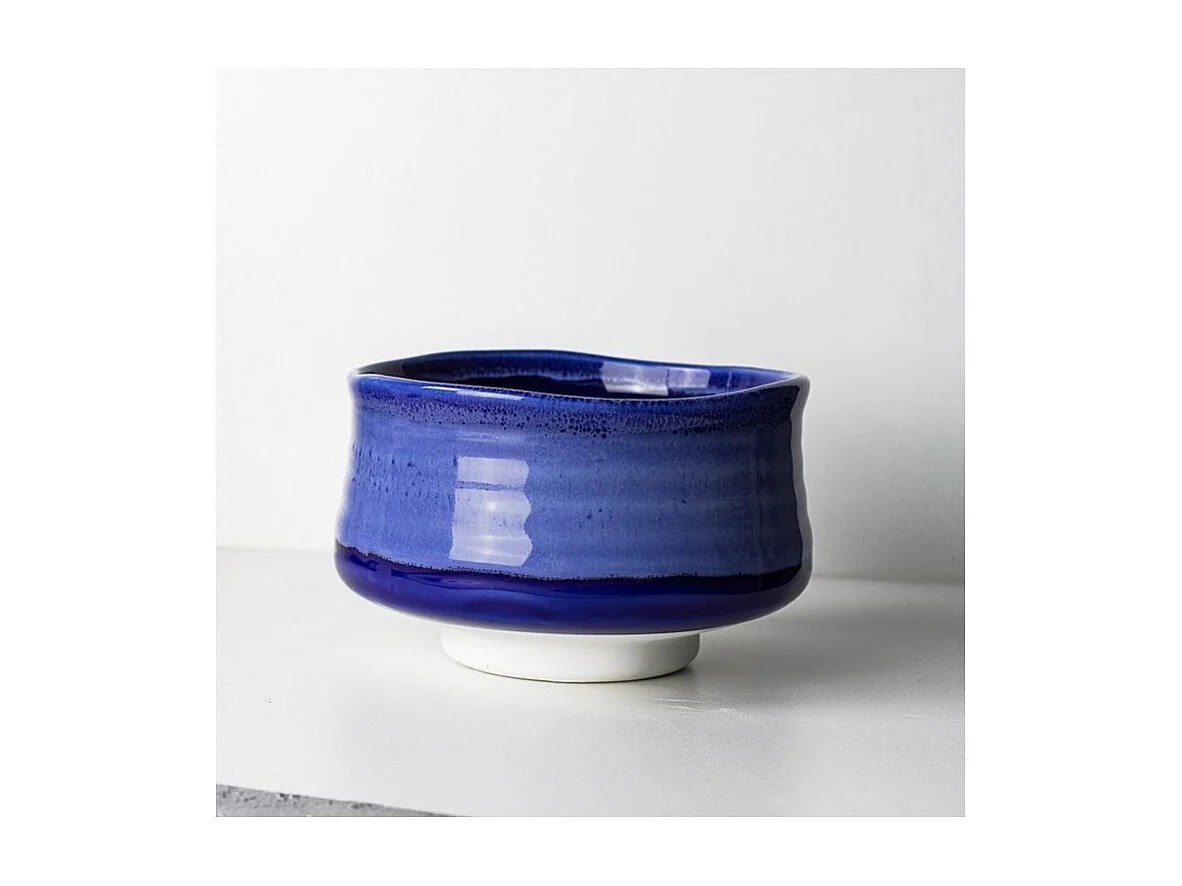 Ciotola per la cerimonia del tè Matcha Blu