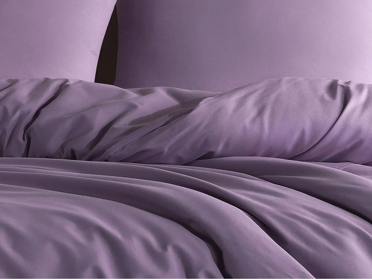 Juego de cama liso 140 x 200 cm - Morado