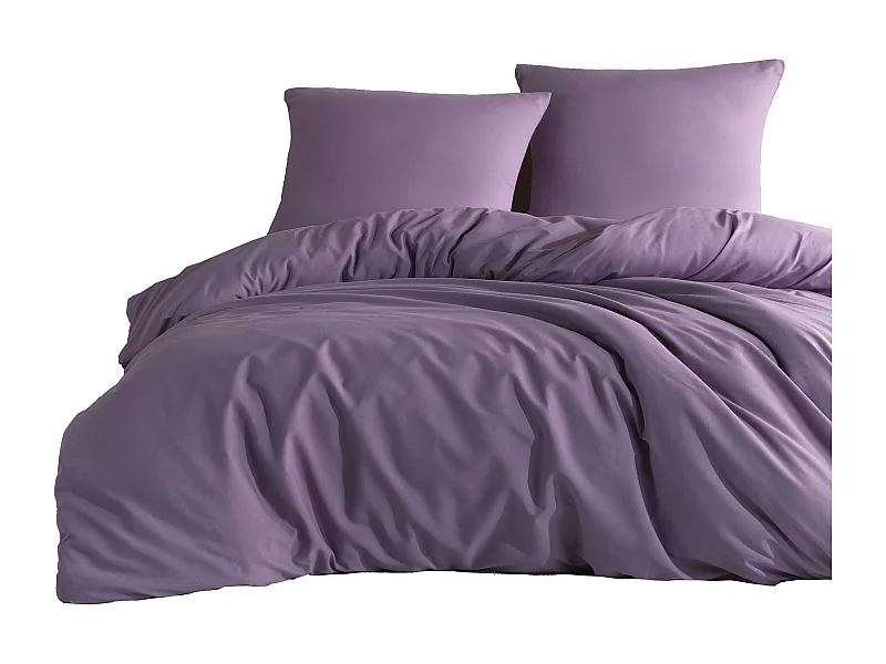 Set letto liscio 140 x 200 cm Viola