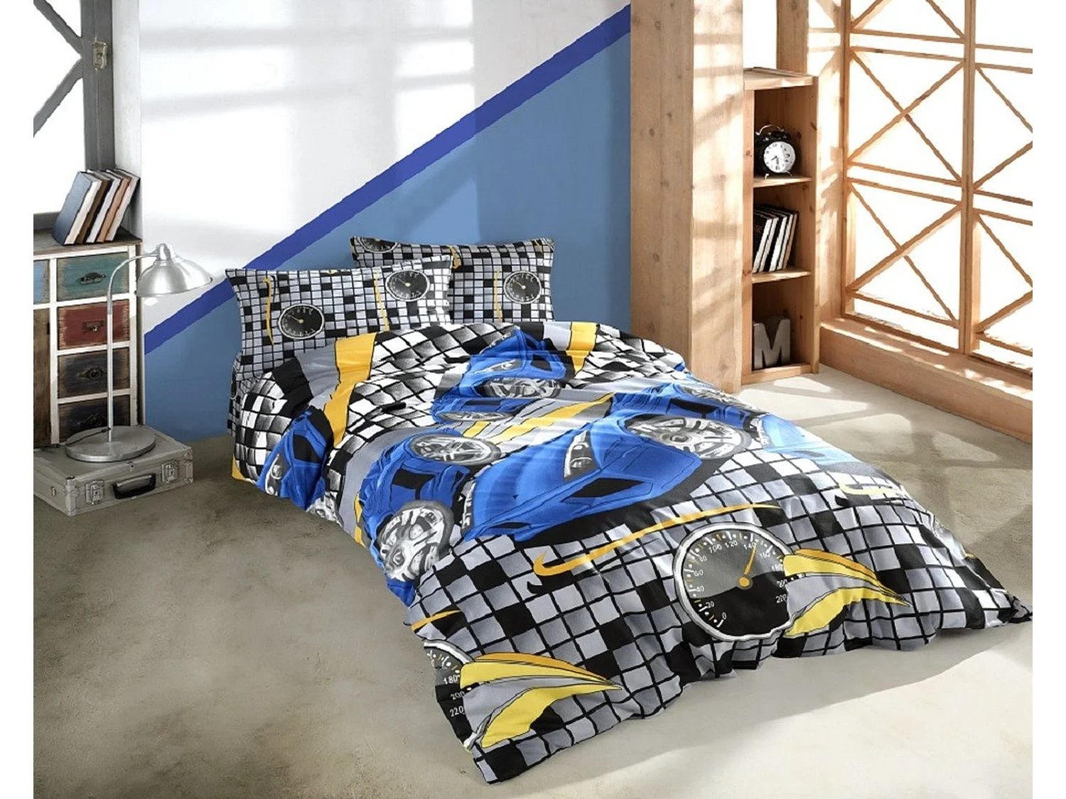 SPEED BettwäscheSet 140 x 200 cm – Blau