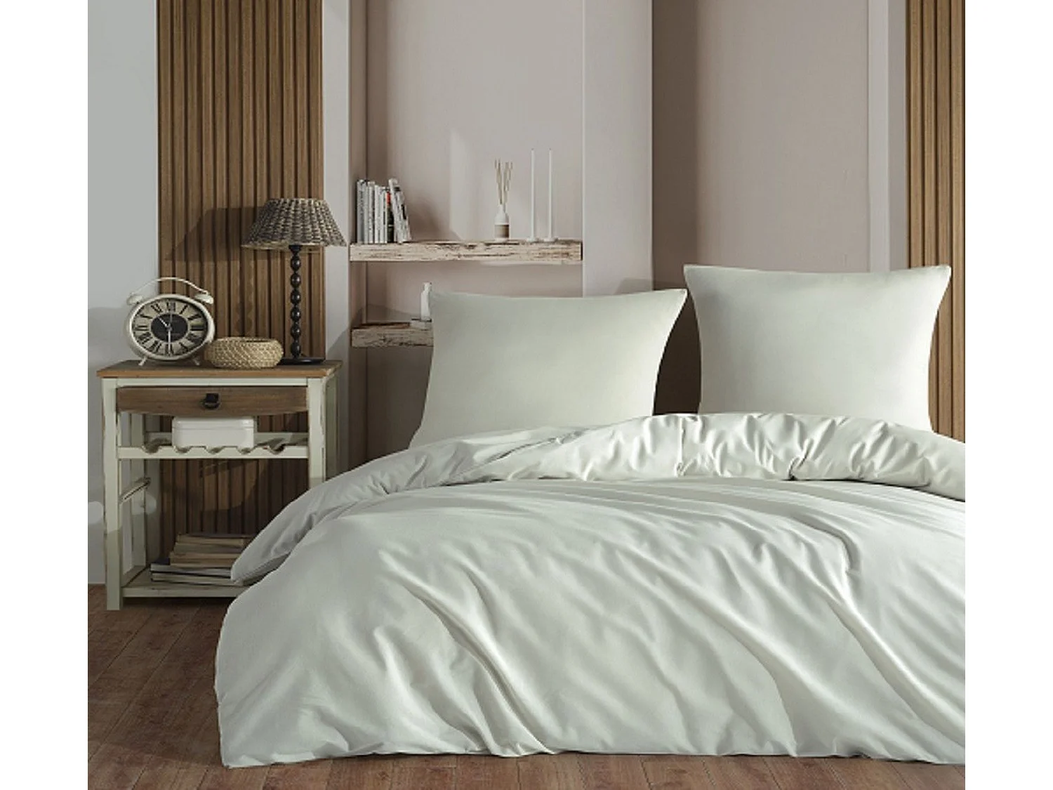 Parure de lit phosphorescente unie 140 x 200 cm