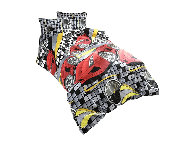 SPEED BettwäscheSet 140 x 200 cm – Rot