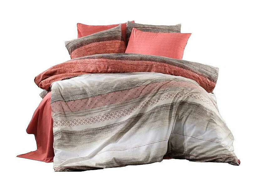 Juego de cama SHADE 140 x 200 cm - Naranja