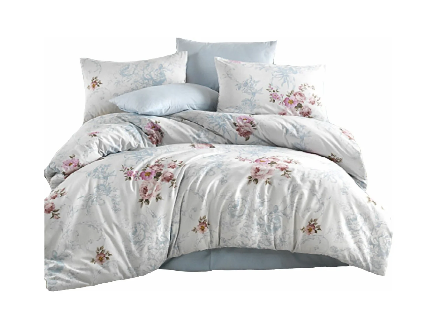 Juego de cama CLARA 240 x 220 cm - Azul