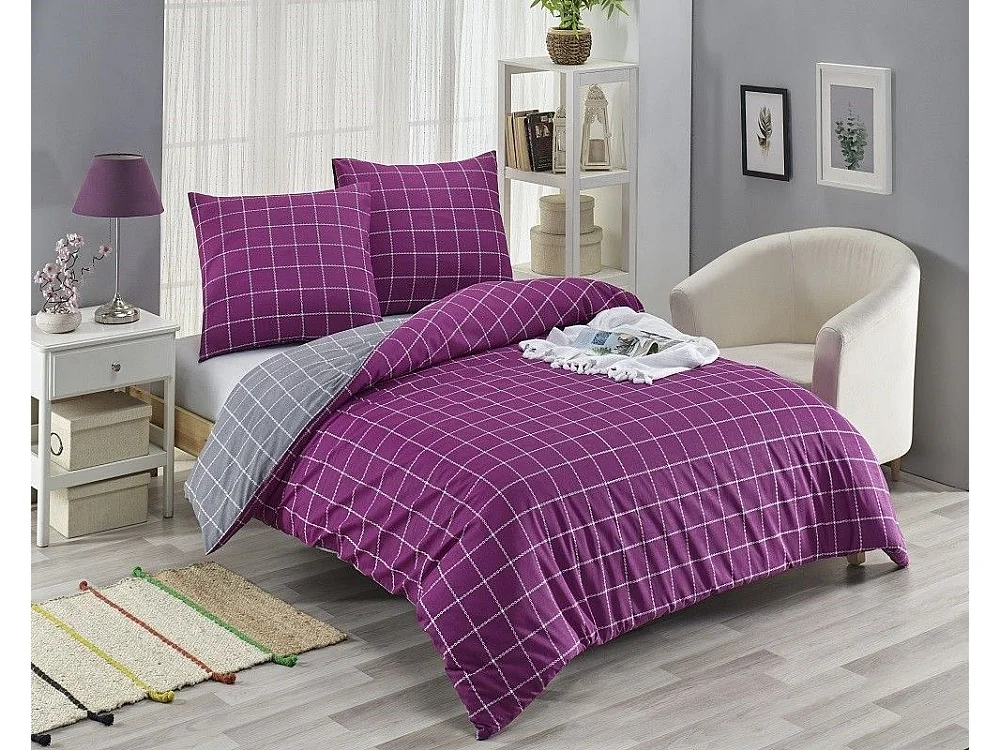 Set biancheria da letto TRENDY 140 x 200 cm Viola