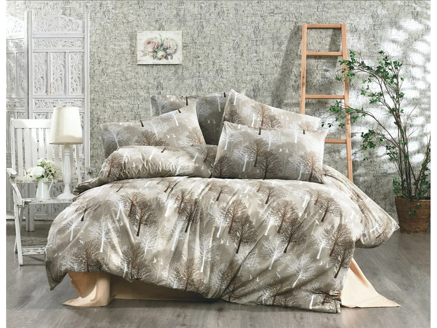 TREEBettgarnitur 260 x 240 cm – Beige