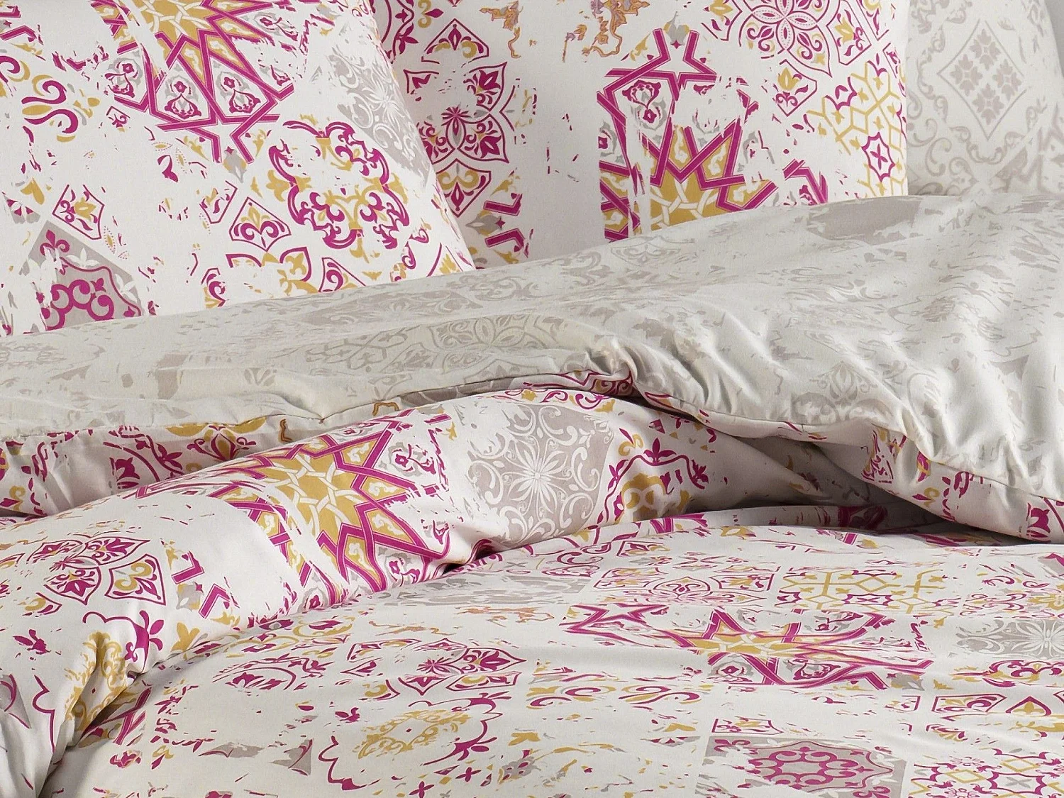 ALESSI Bettwäscheset 260 x 240 cm – Beige