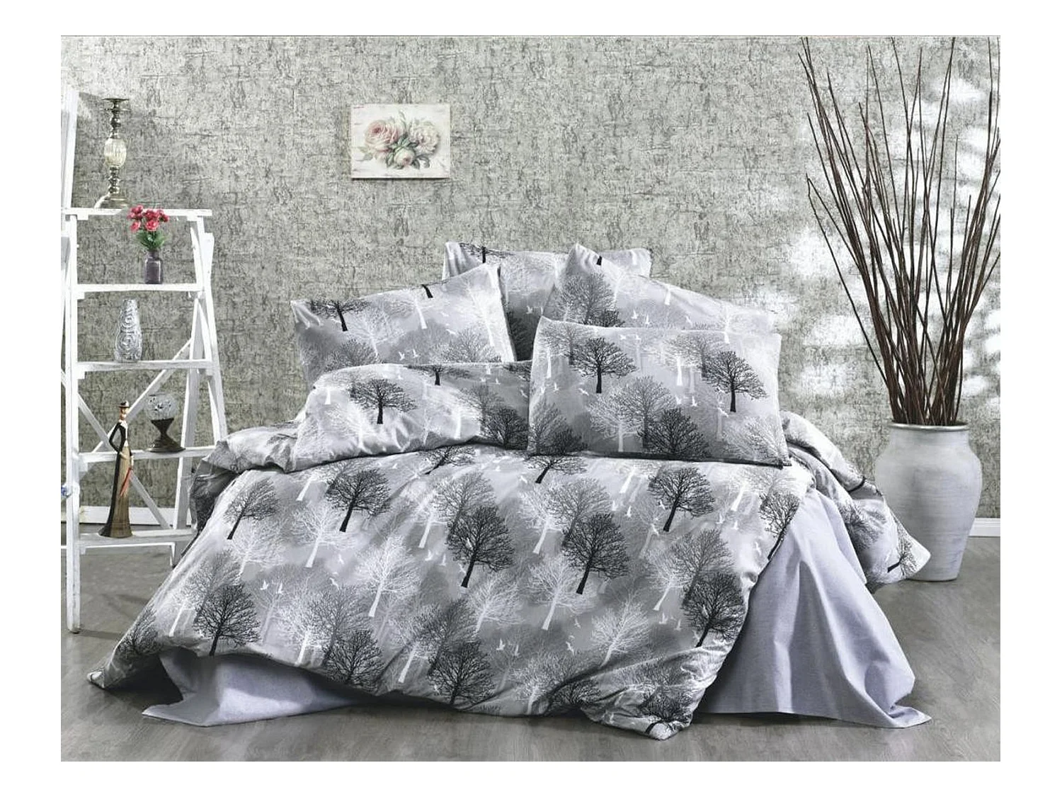 TREEBettgarnitur 260 x 240 cm – Grau