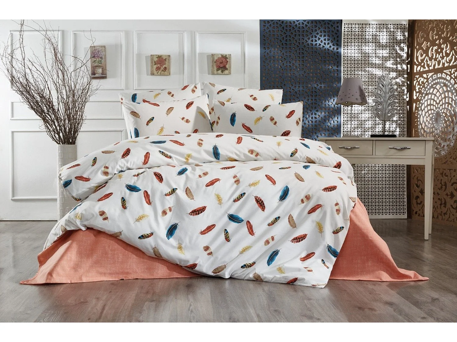 Parure de lit SHEET 140 x 200 cm - Blanc