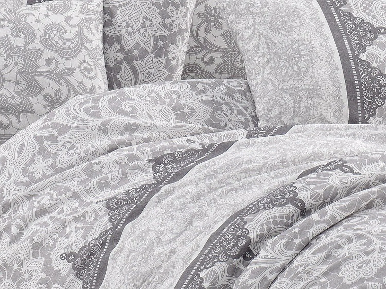 LANTIS Bettwäscheset 240 x 220 cm – Grau