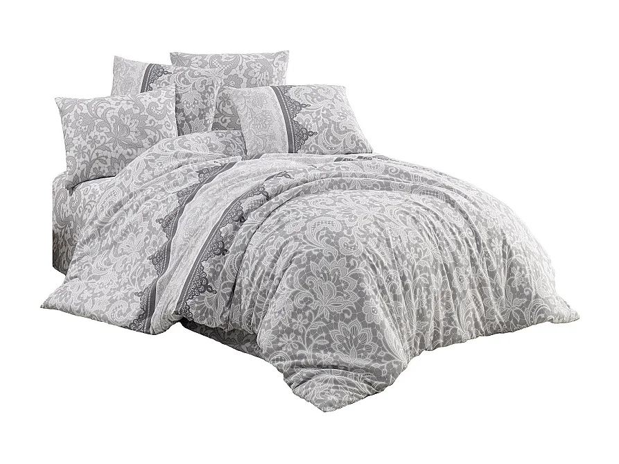 LANTIS Bettwäscheset 240 x 220 cm – Grau
