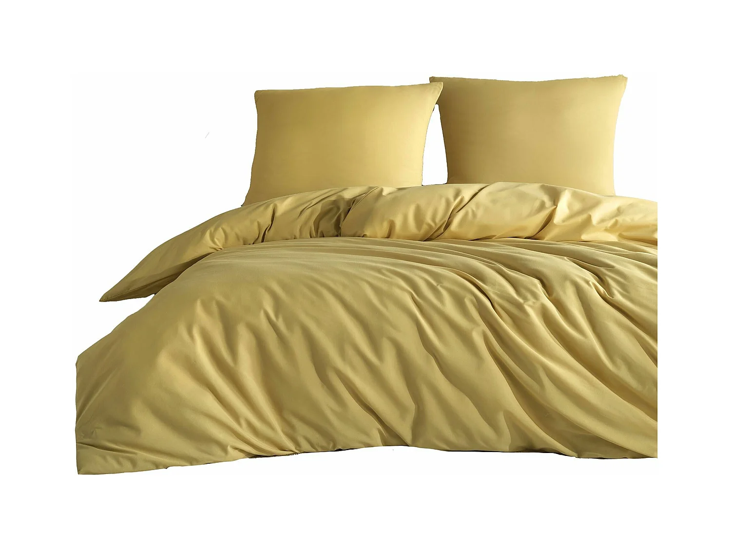 Parure de lit cuivrée unie 260 x 240 cm