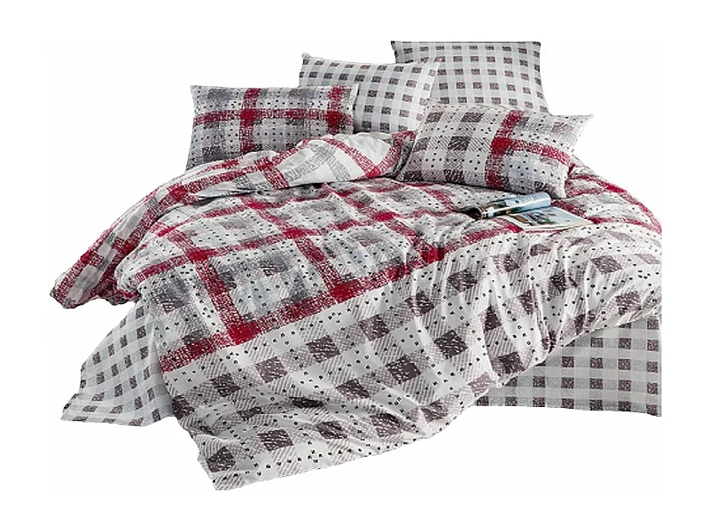 Set letto ENZA 240 x 220 cm Rosso