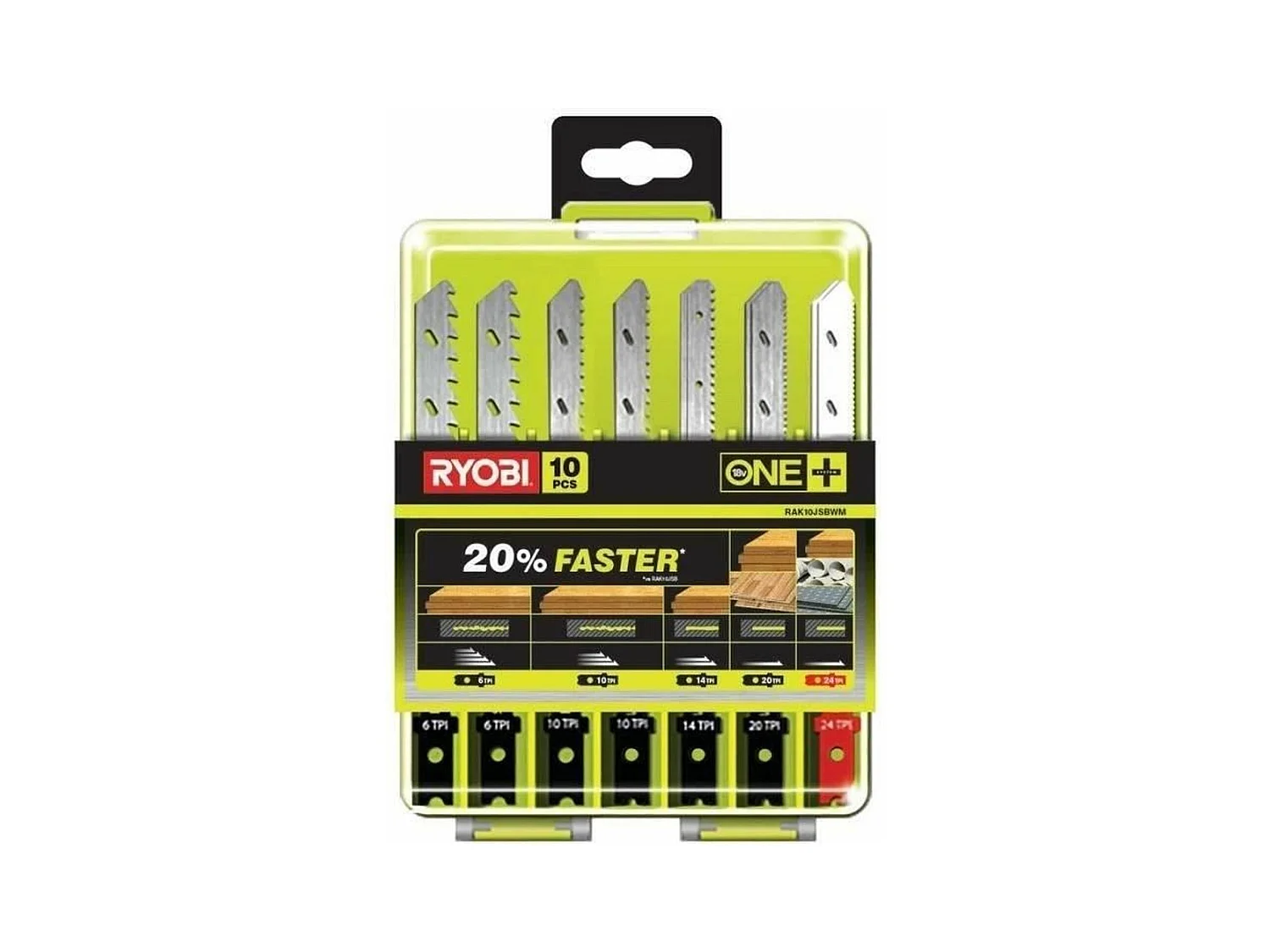Coffret de 10 lames spéciales pour scie sauteuse