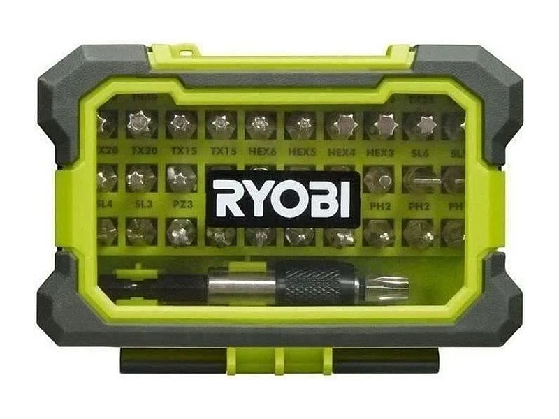 Coffret renforcé RYOBI 32 embouts de vissage