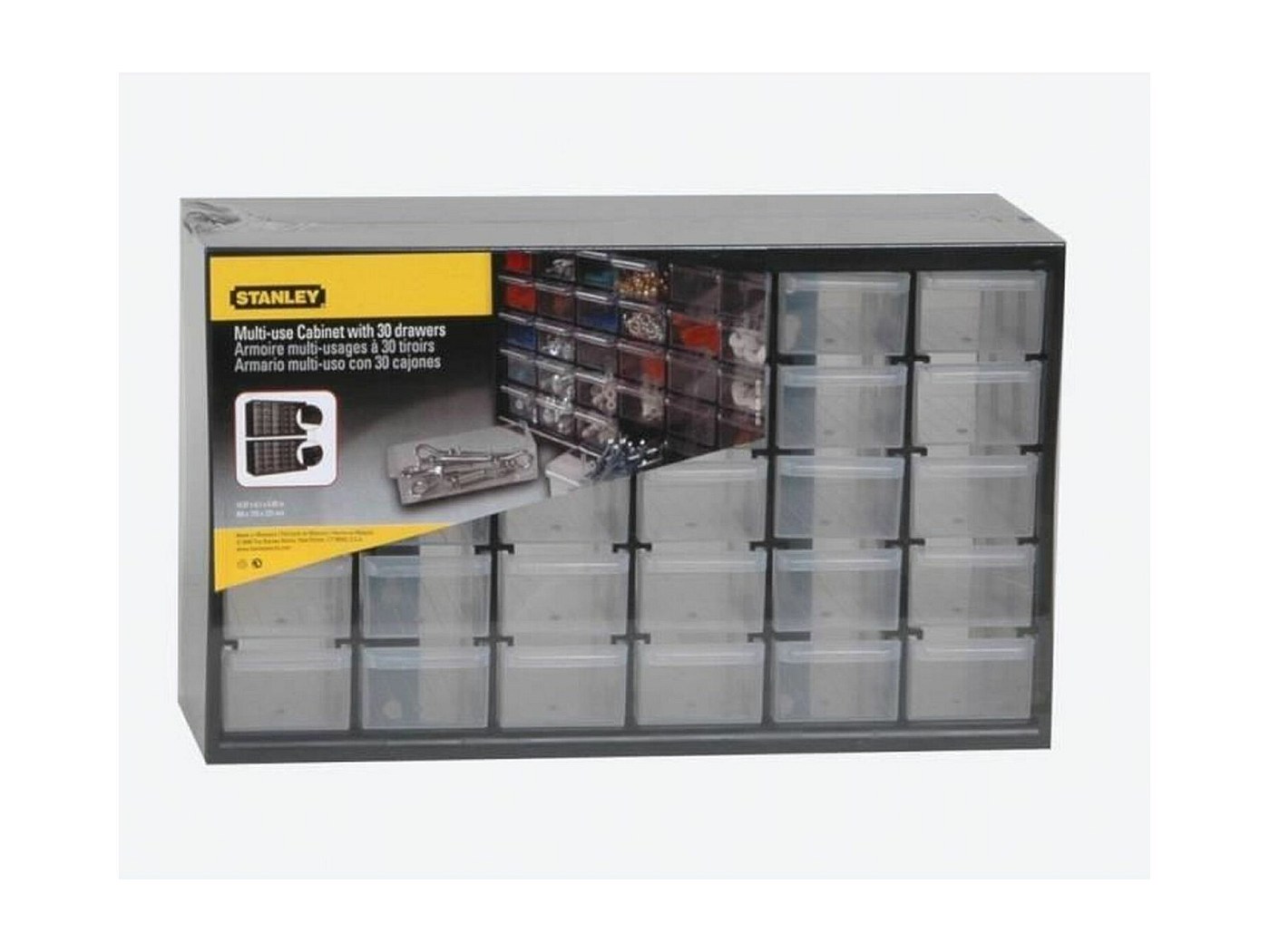 Casier de rangement 36,5 x 15,5 x 22,5 - 30 compartiments