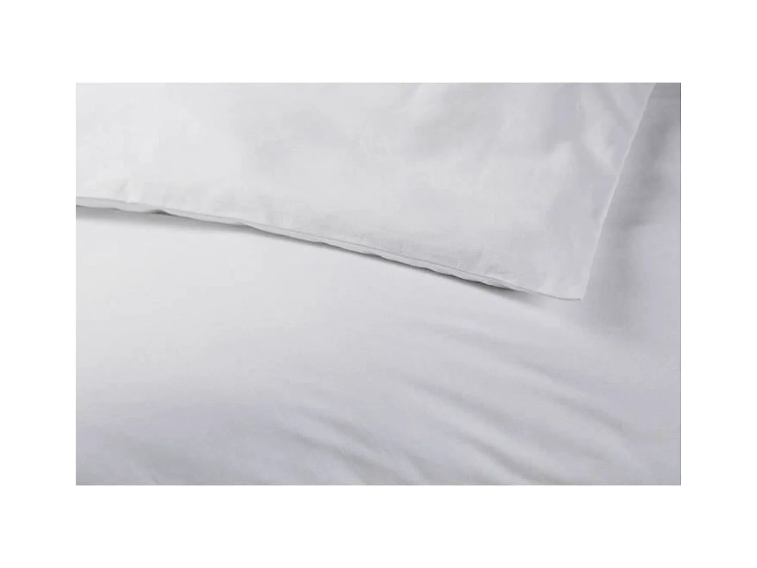 Housse de couette blanche coton antibactérien 240 x 220 cm