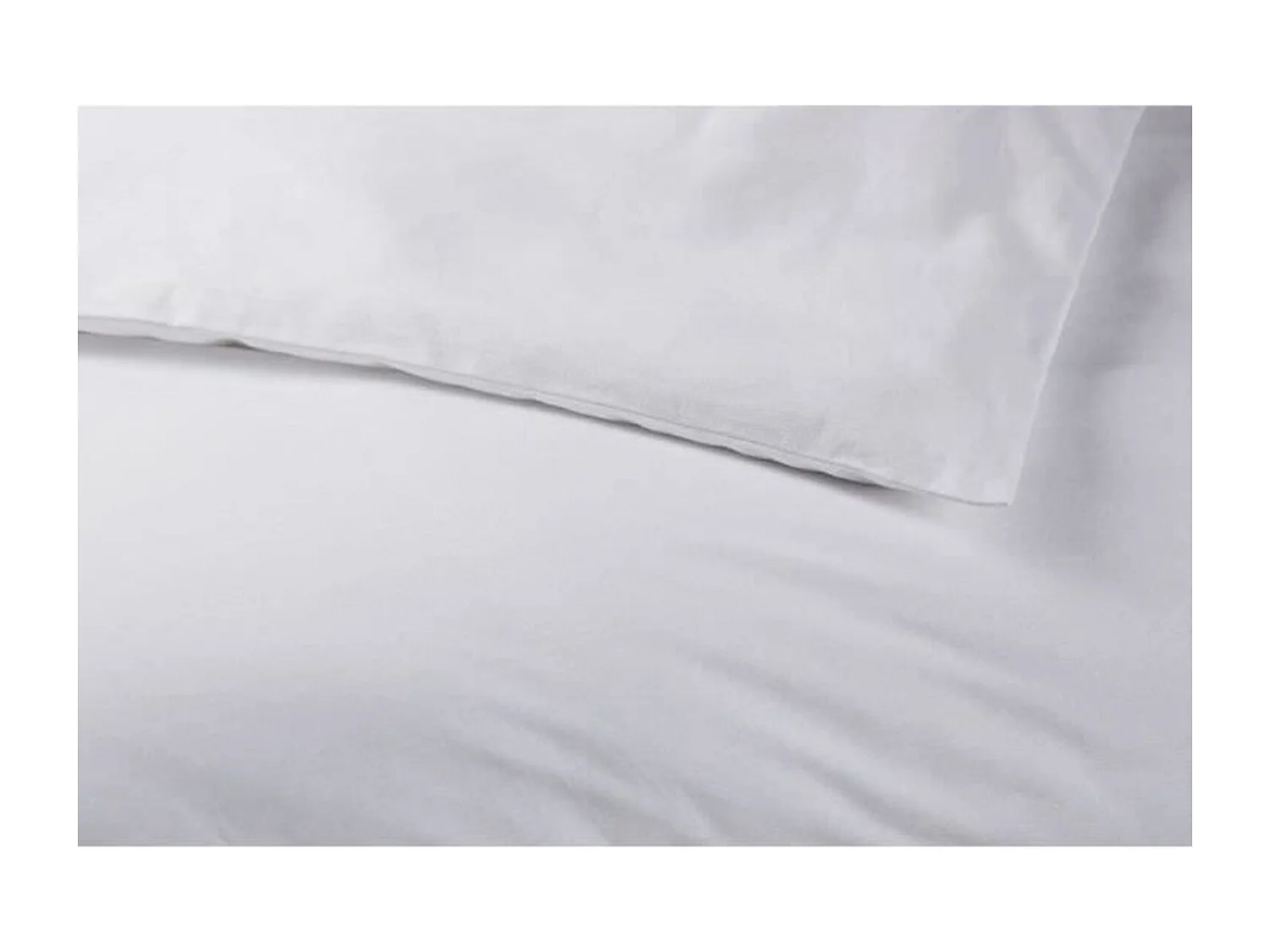 Housse de couette blanche coton antibactérien 240 x 220 cm