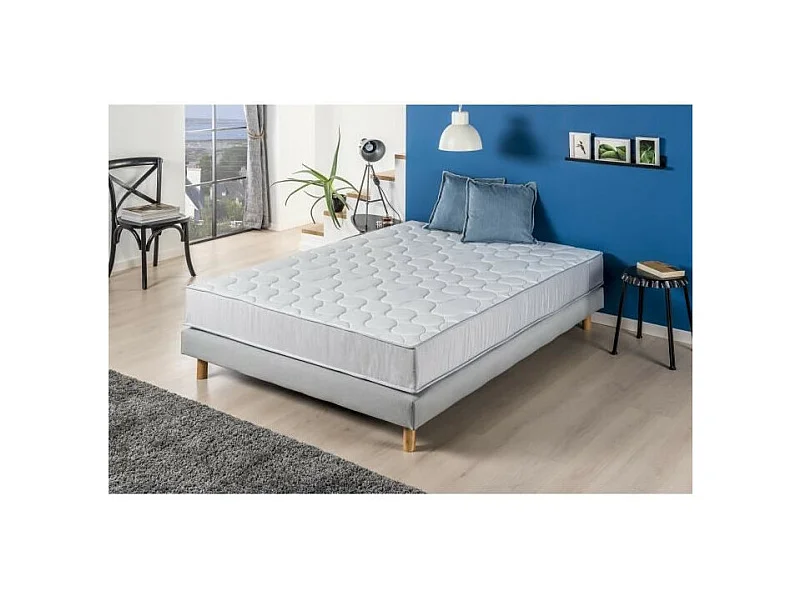 DEKO DREAM Matelas SPRINGMAX 160x200 - 600 ressorts ensaches - 19 cm