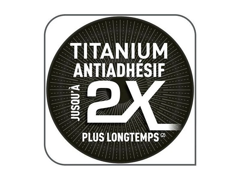 Tefal Série de 2 casseroles + 2 poêle anti-adhésives + 1 manche - L897AS04