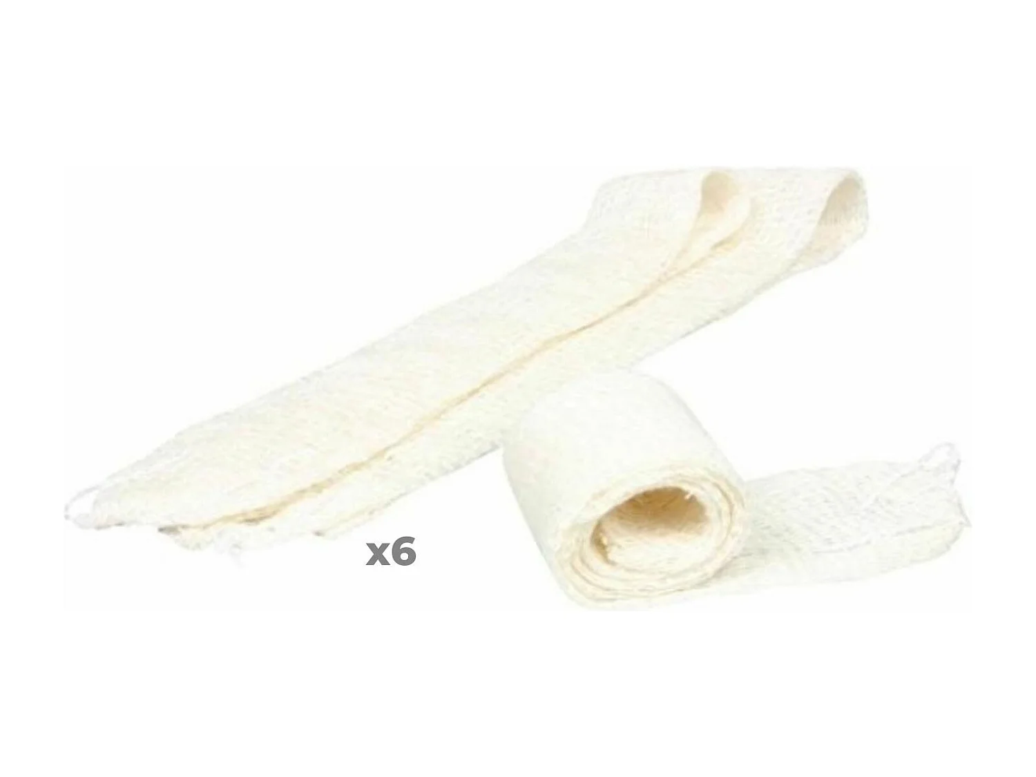 6 katoenen kooknetten voor bouillon