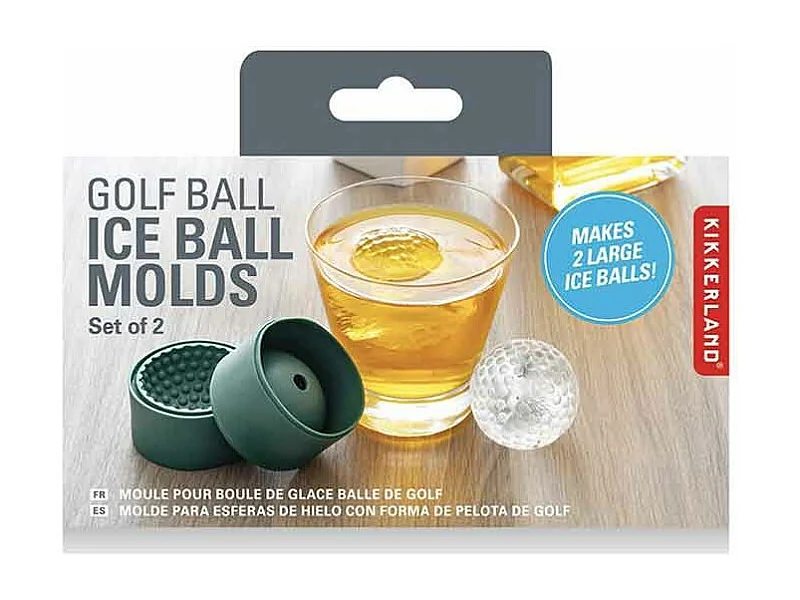 Golfbal ijsblokjesvorm