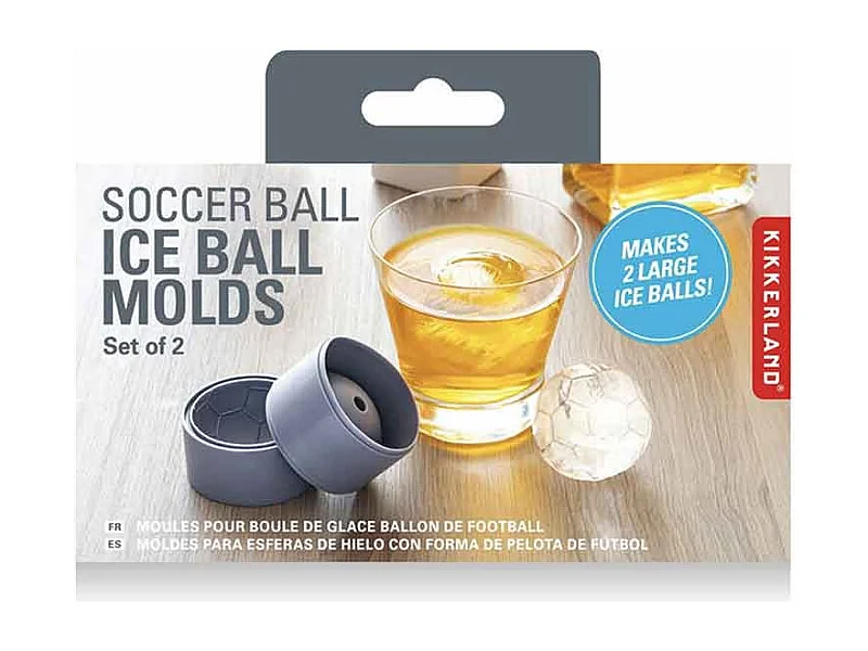 Voetbal ijsblokjesvorm