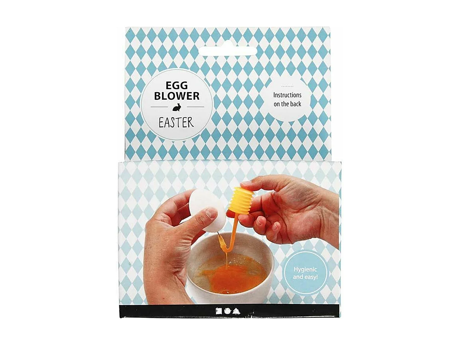 3 pompette per svuotare le uova di Pasqua da decorare