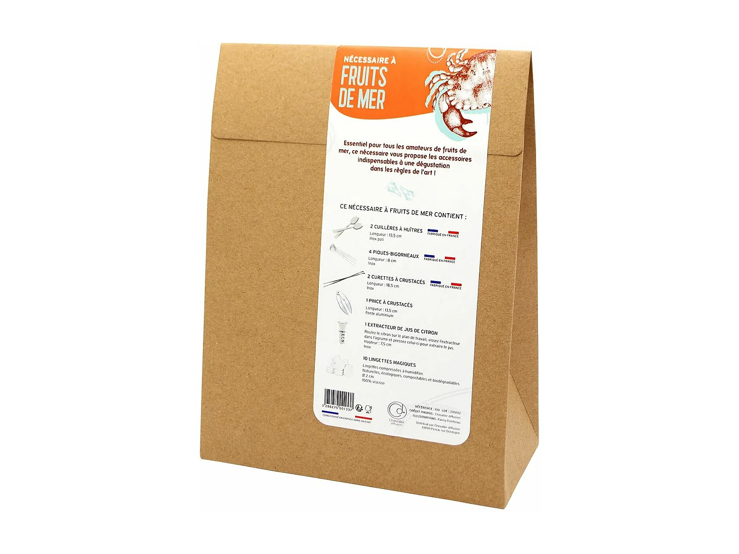 Kit accessoires à fruits de mer