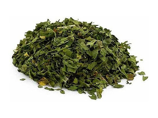 Mortier et pilon en grès blanc + Feuilles de Coriandre bio - 15 g