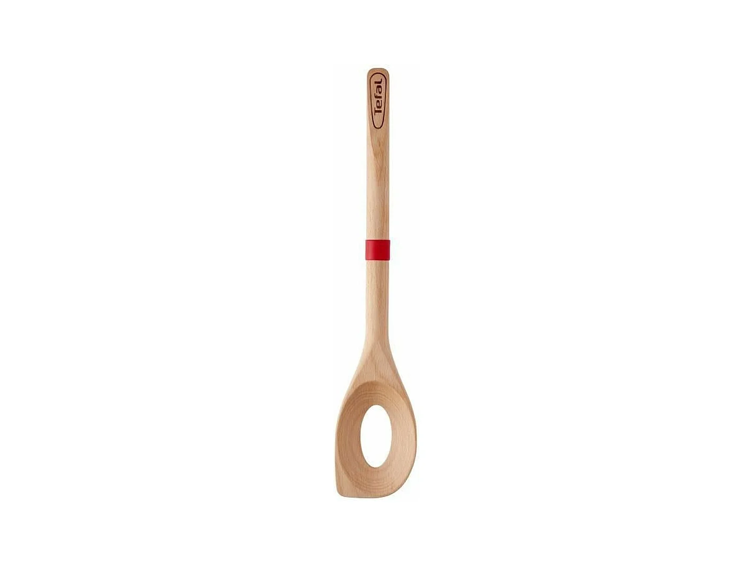 Cuillère à risotto en bois de hêtre et silicone platinium 32 cm