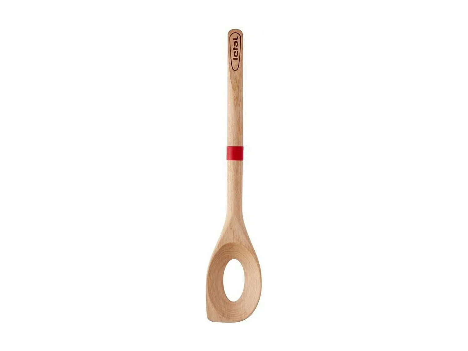 Cuillère à risotto en bois de hêtre et silicone platinium 32 cm
