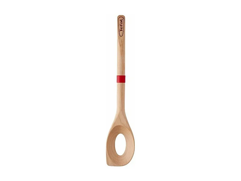 Cuillère à risotto en bois de hêtre et silicone platinium 32 cm