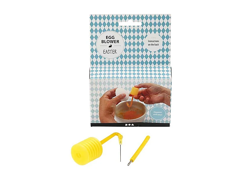 Pompa per svuotare le uova di Pasqua da decorare