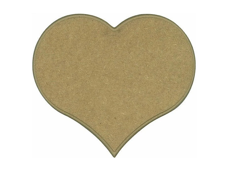 Dessous de plat en bois MDF - Coeur