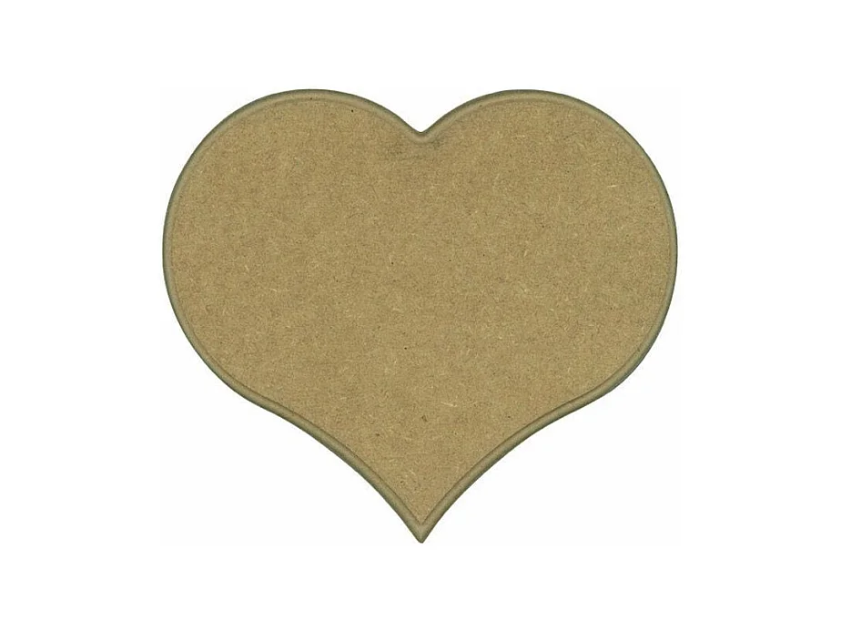 Dessous de plat en bois MDF - Coeur