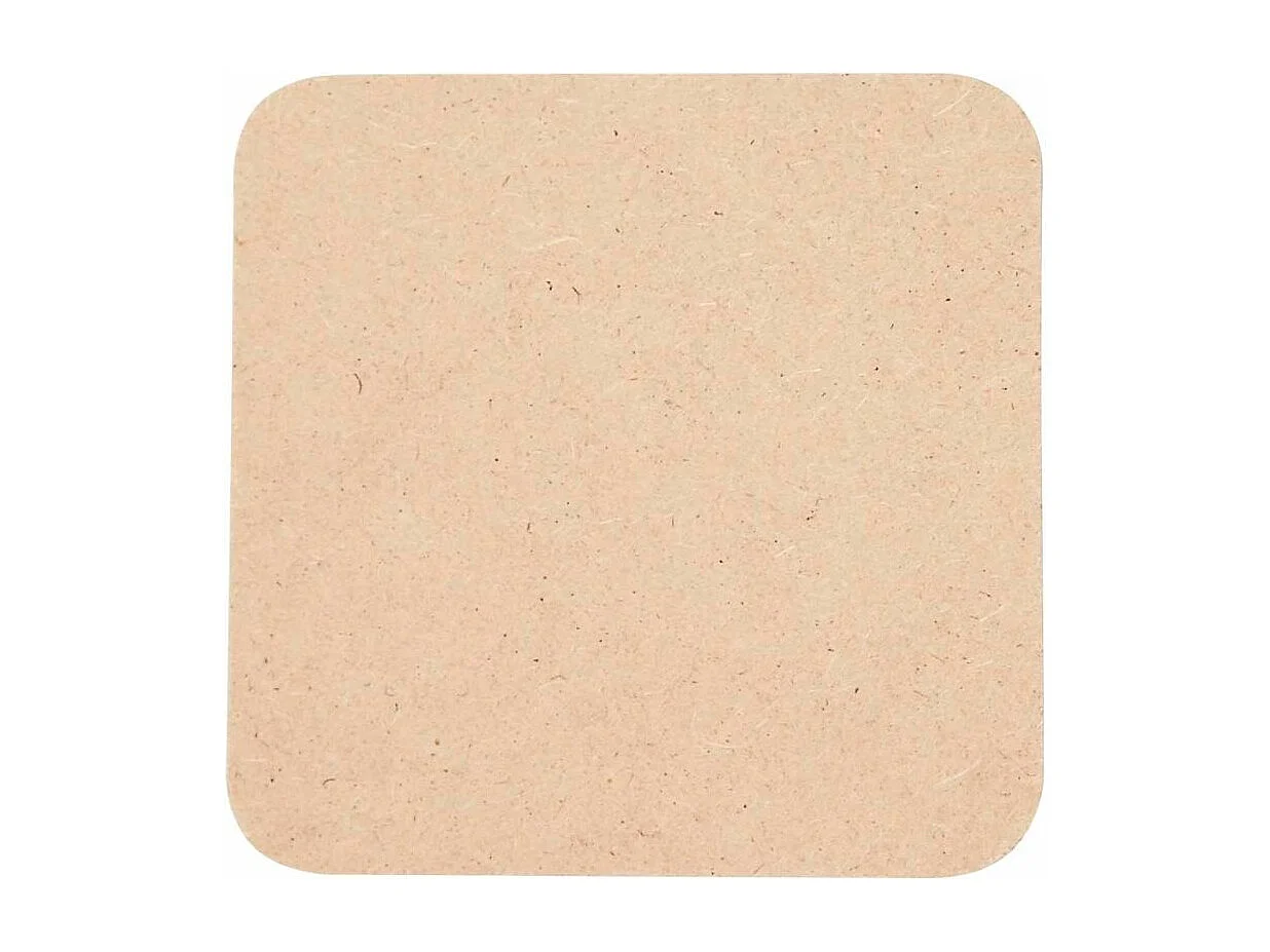 6 posavasos de madera, para decorar - 10 x 10 cm