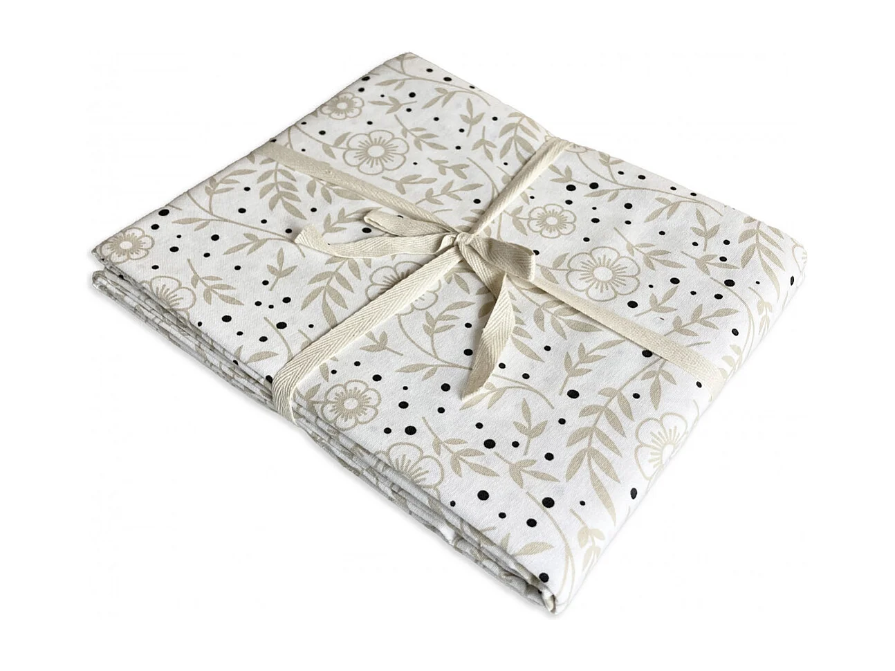 Nappe carrée anti-taches déperlante floral 140x140cm VERONE