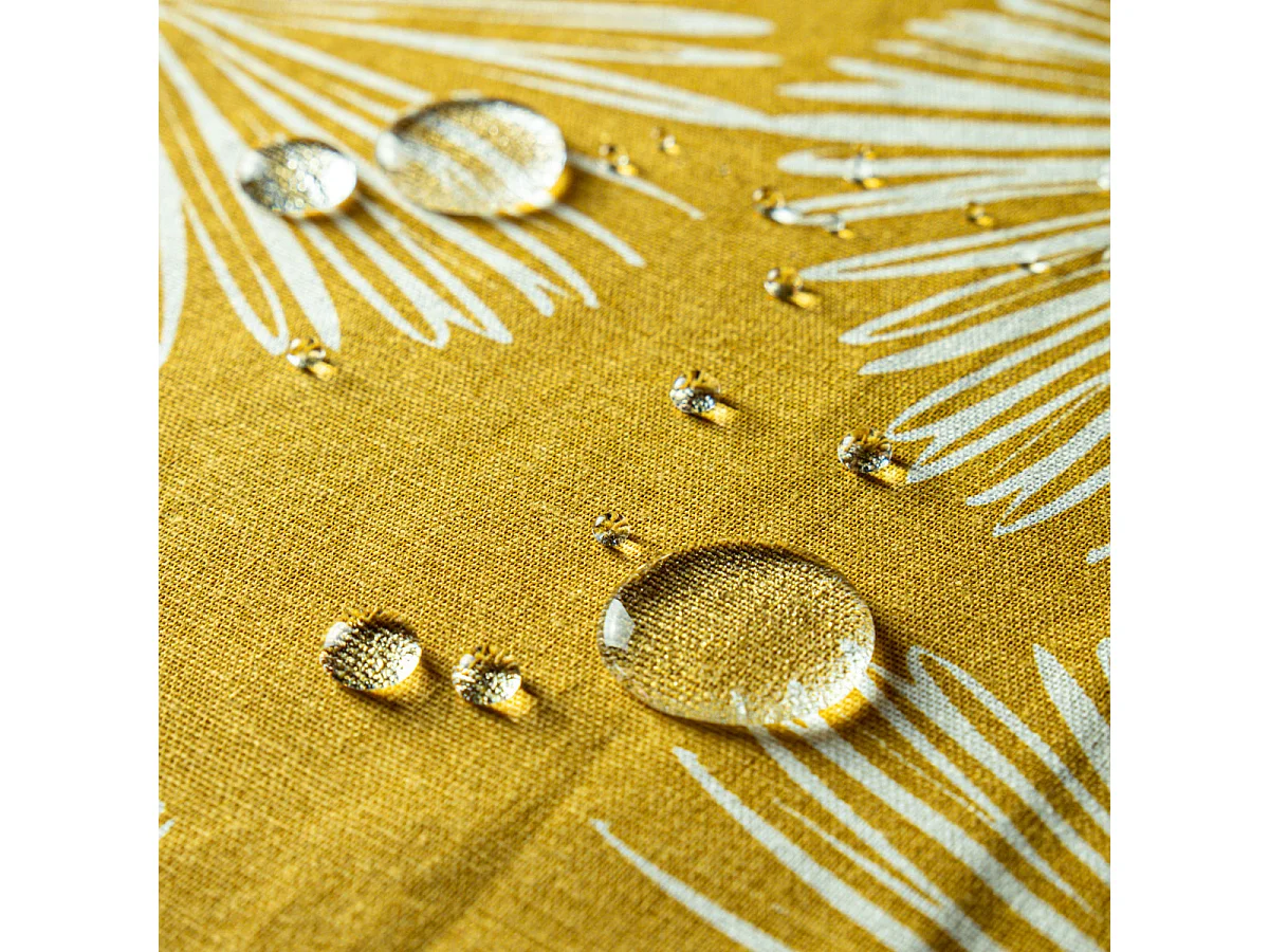 Nappe carrée anti-taches déperlante champêtre 140x140cm VIRGINIE