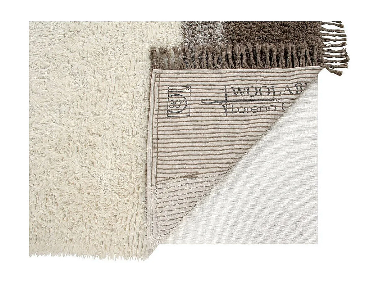 Alfombra de lana - natural - 200 x 300 cm