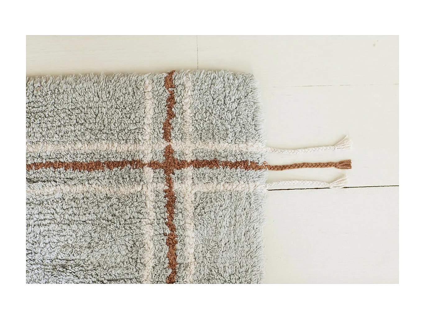 Tapis design lavable en machine intérieur Cuisine Rectangulaire Design Fait main Tapis lav